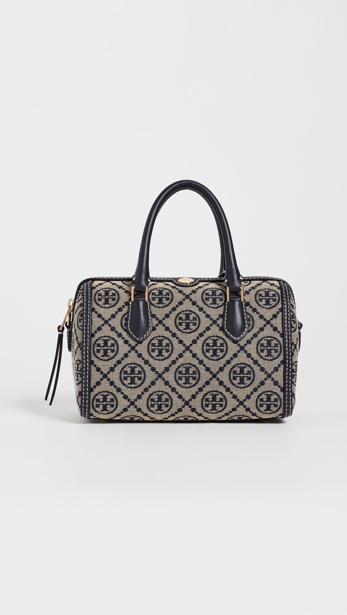 حقيبة بمقبض علوي صغيرة بتصميم أسطواني T Monogram