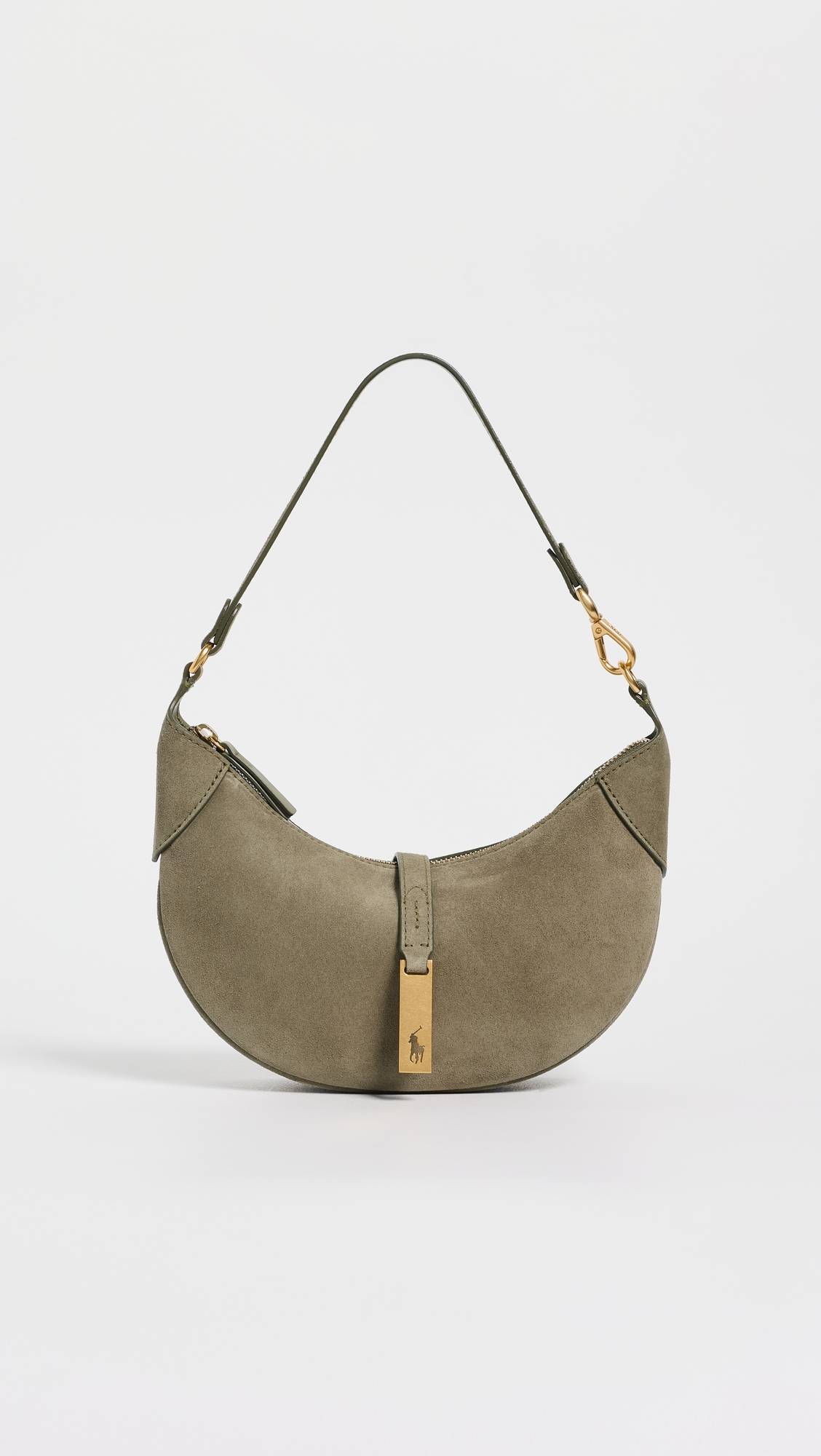 Polo Ralph Lauren Suede ID Mini Shoulder Bag