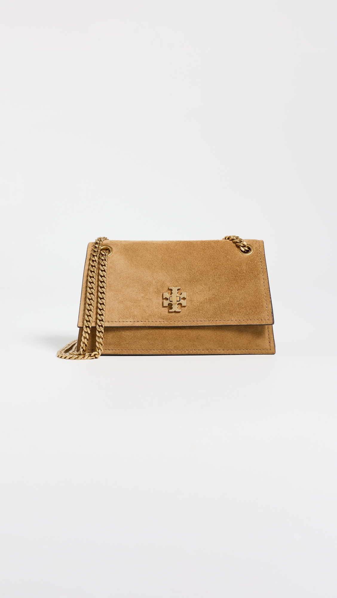 Tory Burch Kira Turnlock Suede Mini Bag