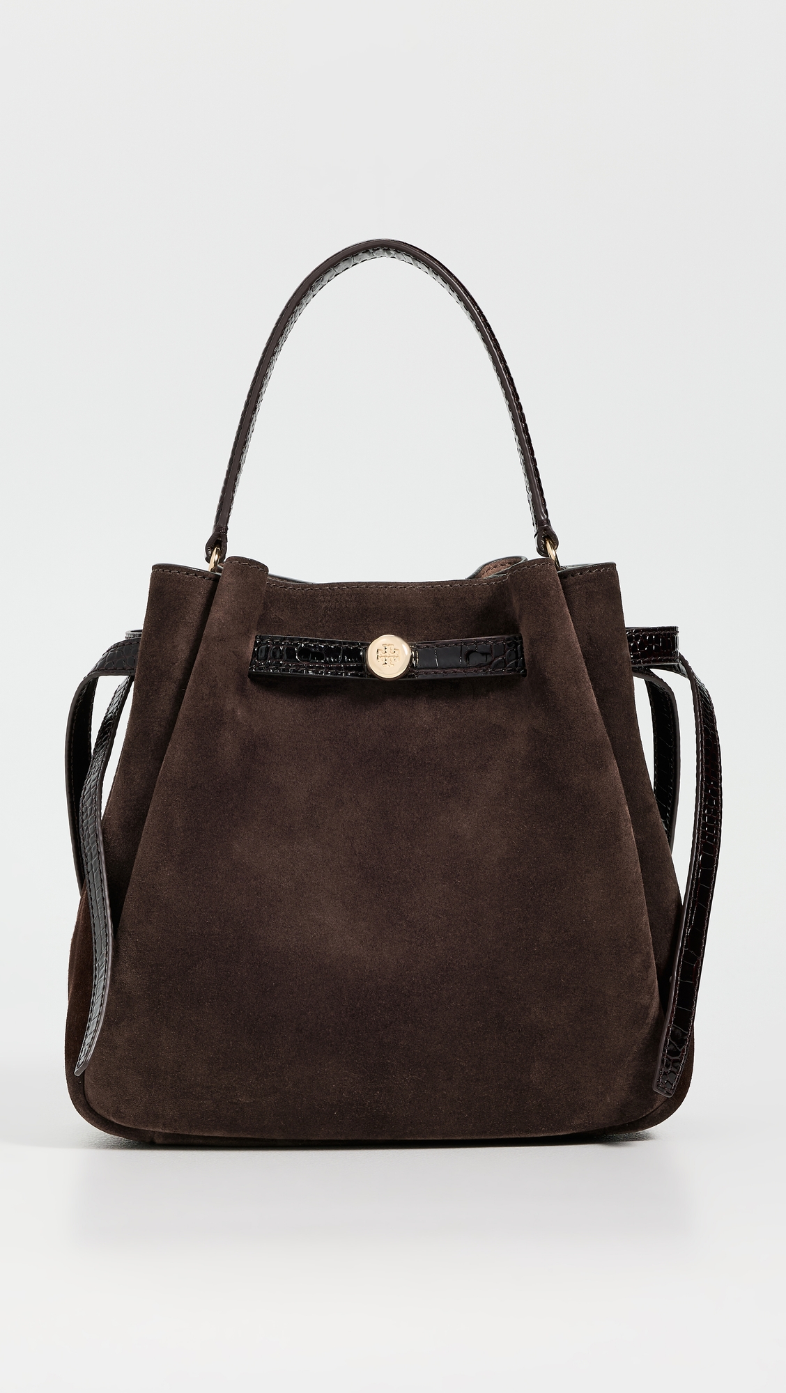 Tory Burch Romy Suede Bucket Bag
