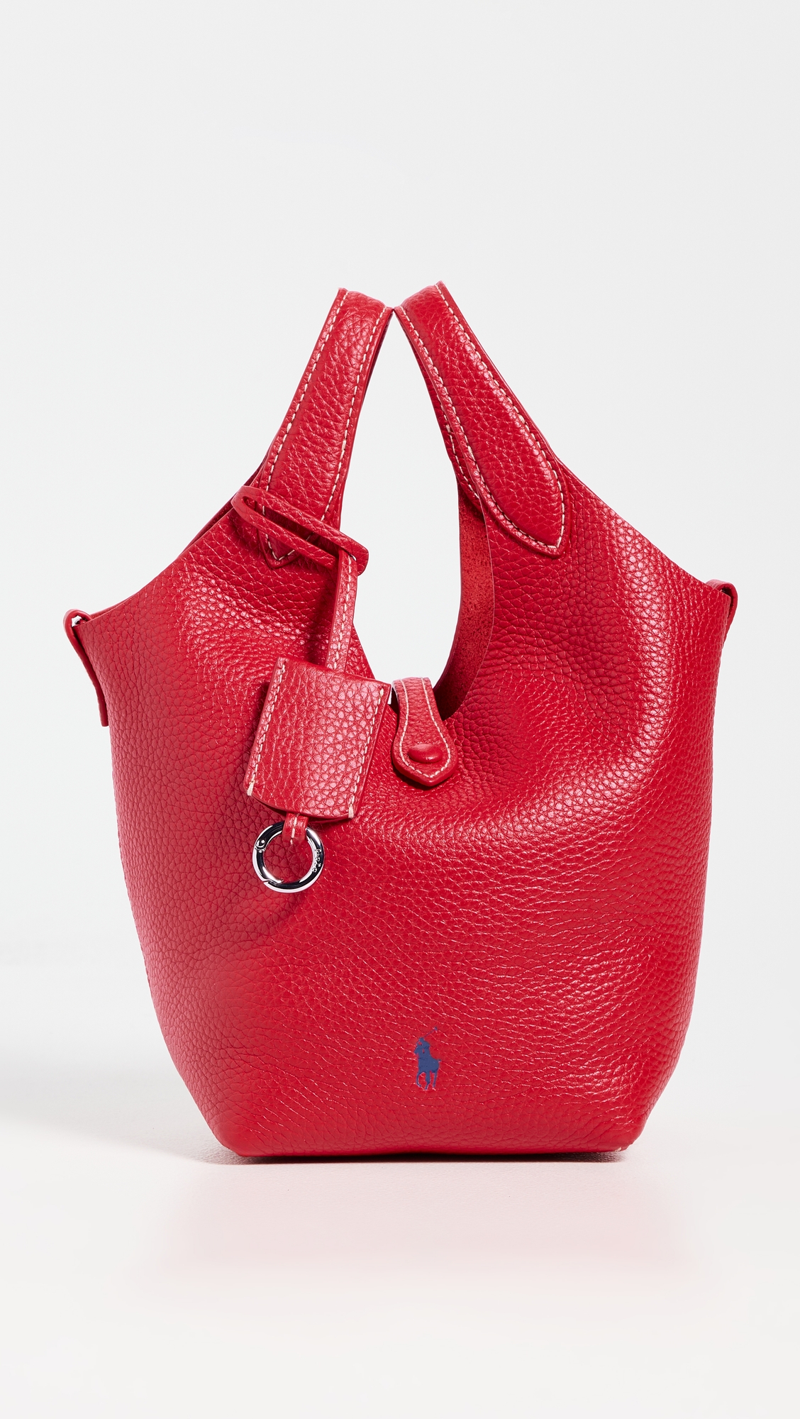 Polo Ralph Lauren Shiny Drum Pebble Crossbody Bag