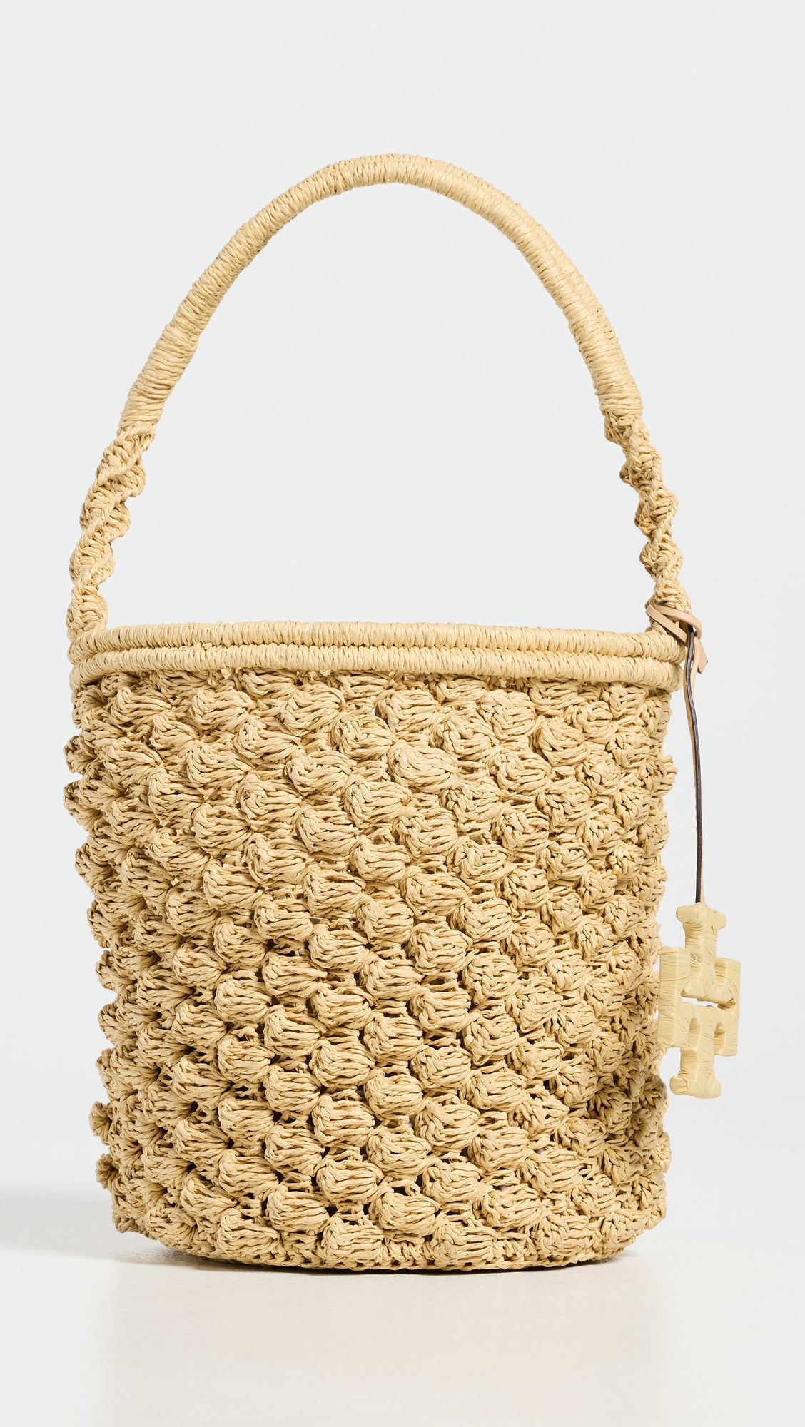 حقيبة دلو Ella Hand Crochet Popcorn Stitch