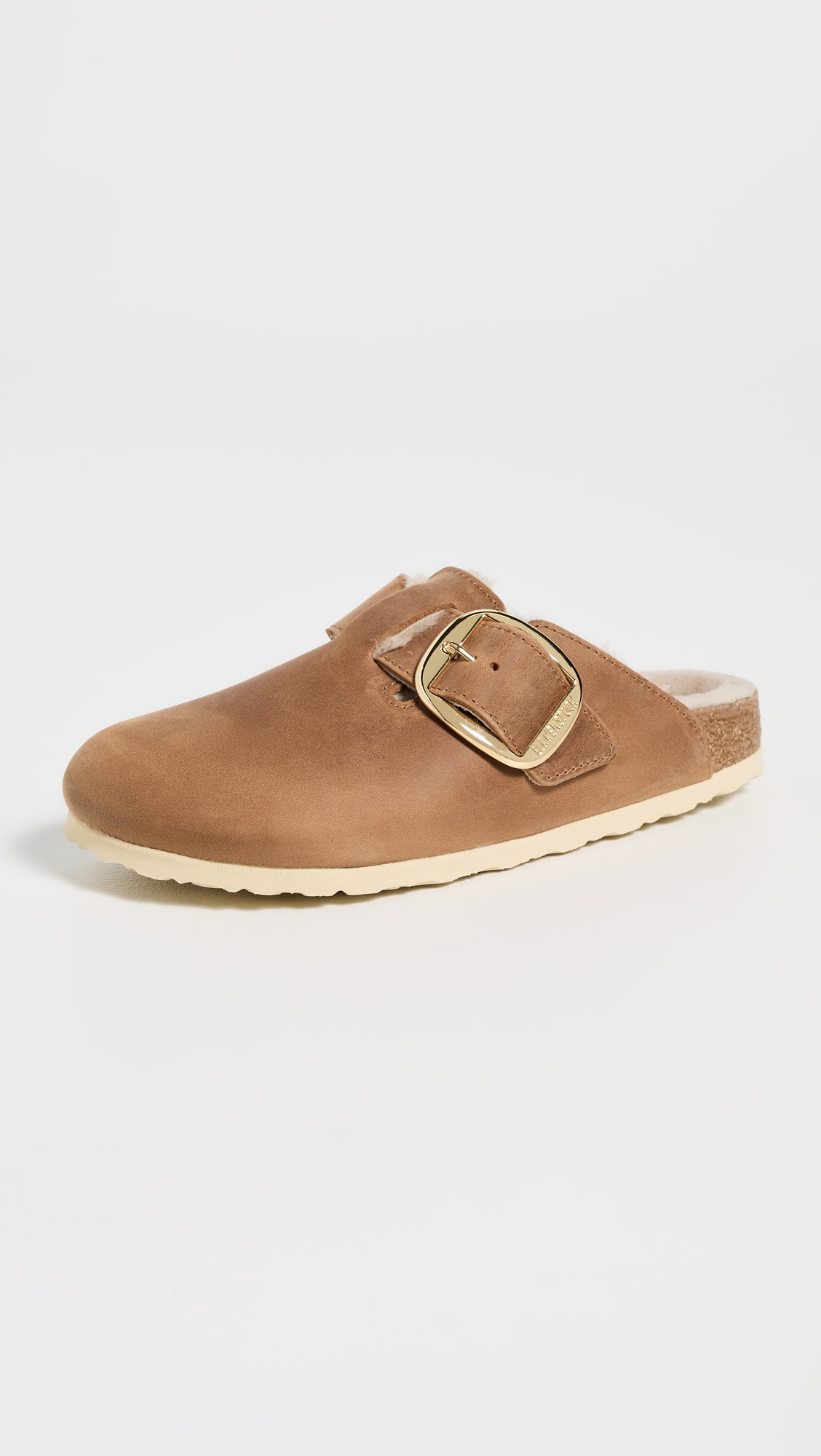 حذاء كلوج أو ميول بإبزيم كبير Boston Shearling Clogs