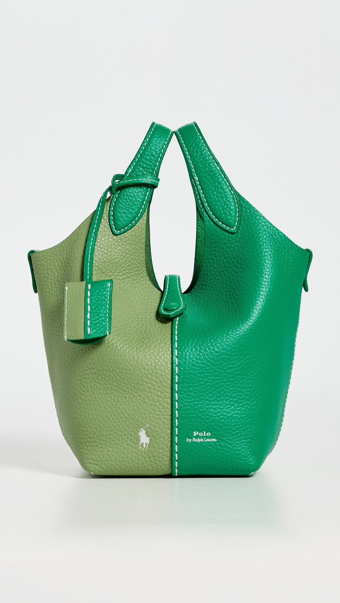 Polo Ralph Lauren Shiny Drum Pebble Crossbody Bag