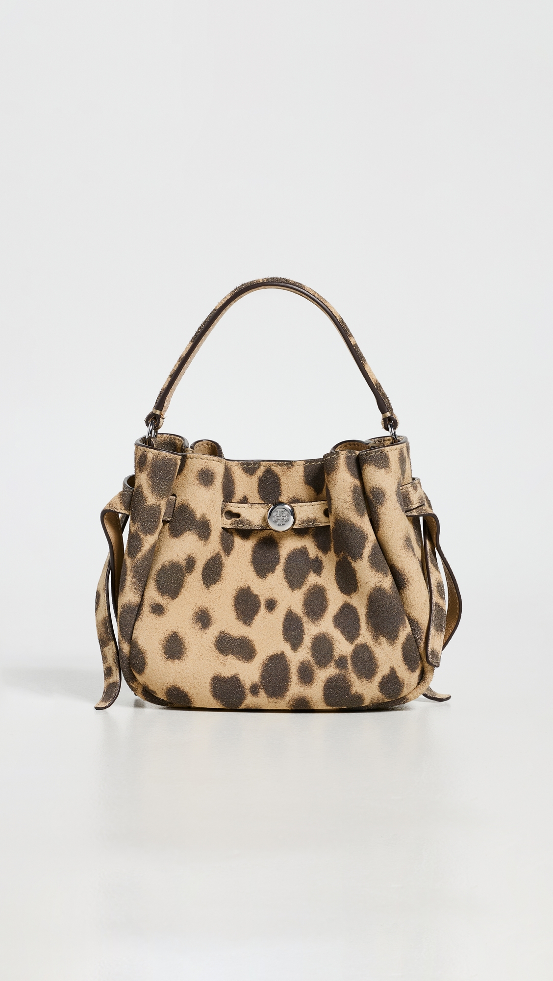 Tory Burch Romy Suede Mini Bucket Bag