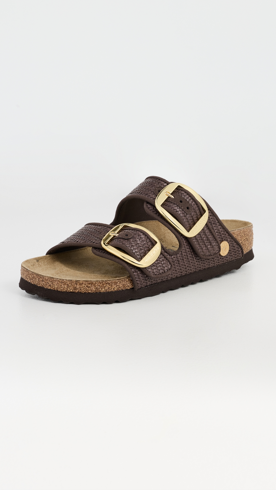 Birkenstock Arizona Big Buckle Raffia Sandals