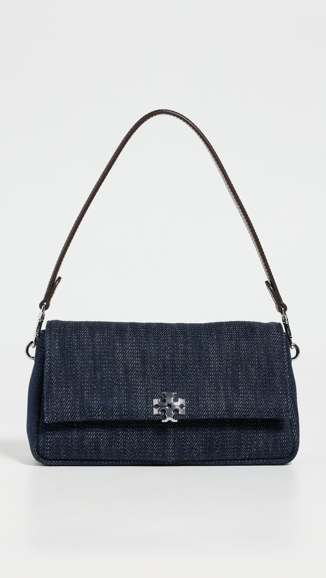 Tory Burch Charlie Denim Small Shoulder Bag