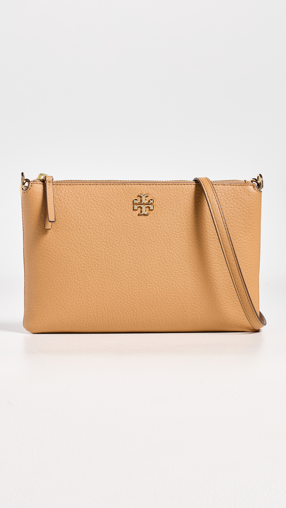 Tory Burch Mercer Pebbled Zip Crossbody Bag